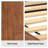Elfine Traditional Upholstered Oak Wood Bed and Nailhead Trim-253424386