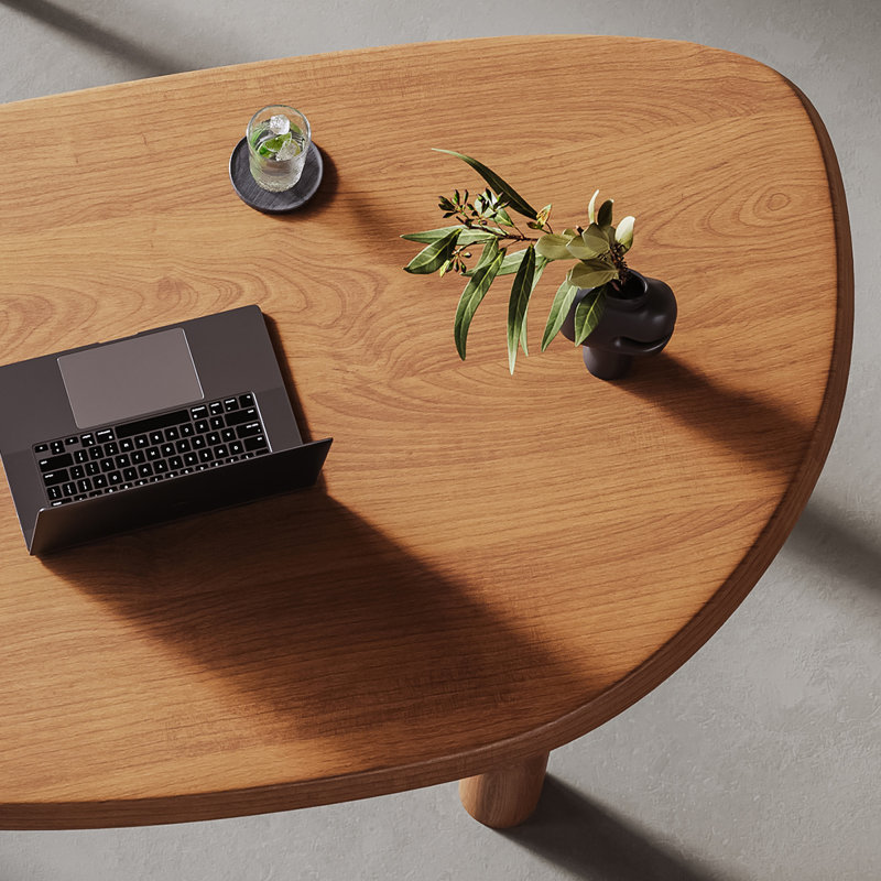 Bureaux Burlywood, H 29,53 po x l 55,12 po x P 27,56 po