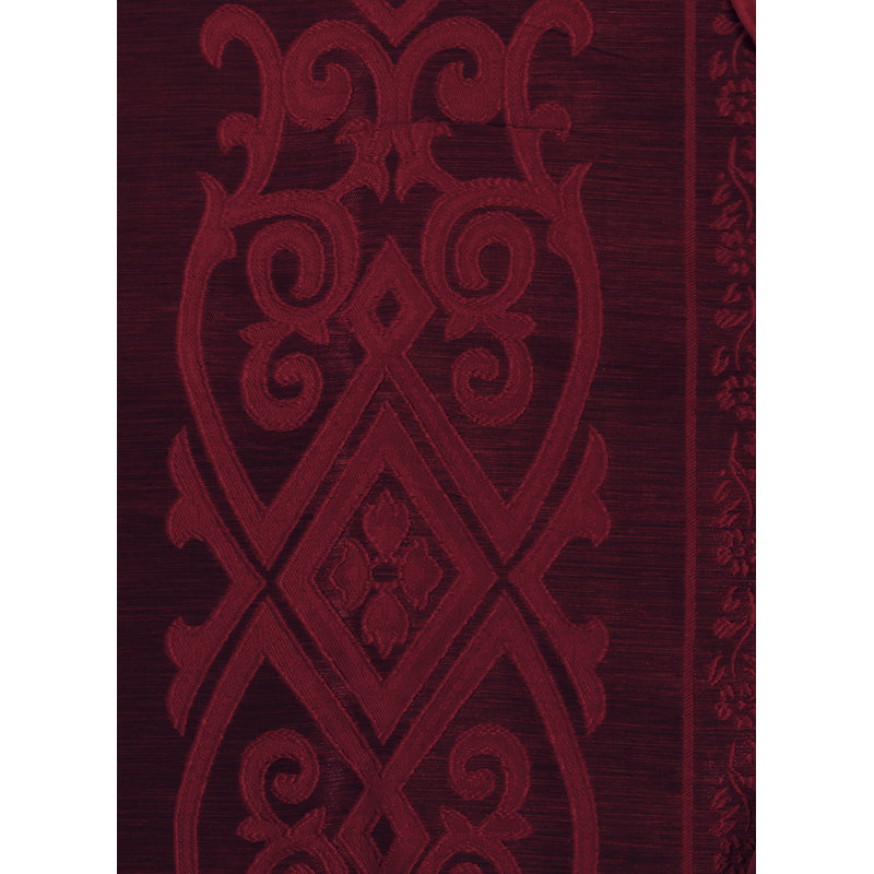 Room Darkening Curtain Single Panel, Burgundy