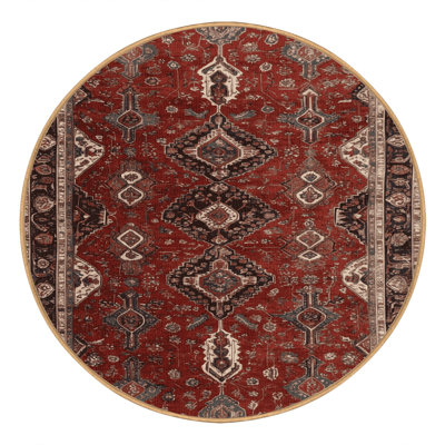 Tapis brun lavable à la machine
