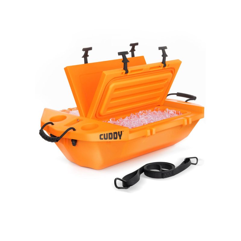 GoSports 40 Quarts Floating Cooler, Orange