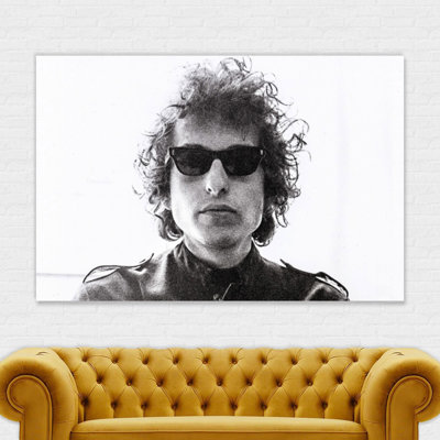 Bob Dylan - Wrapped Canvas Print