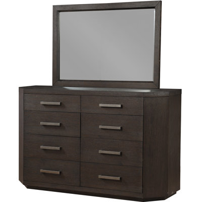 Commode double 8 tiroirs avec miroir Lundquist
