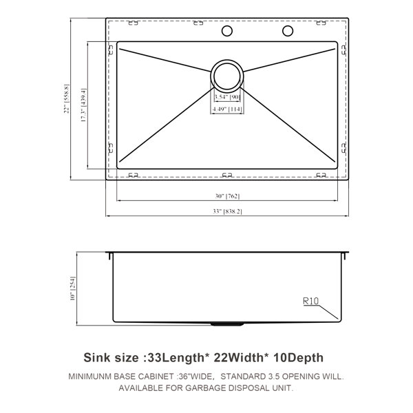 Dimensions du produit
