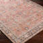 Dusty Traditional Washable Rug, Bordered Stain-Resistant For Living Room, Dining Room, Bedroom-1455462942