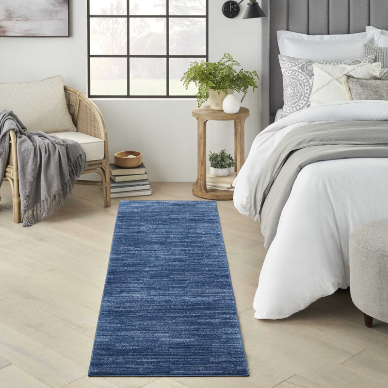 Tapis intérieur / extérieur Mullican Sandy, Tapis de couloir 2 pi x 4 pi