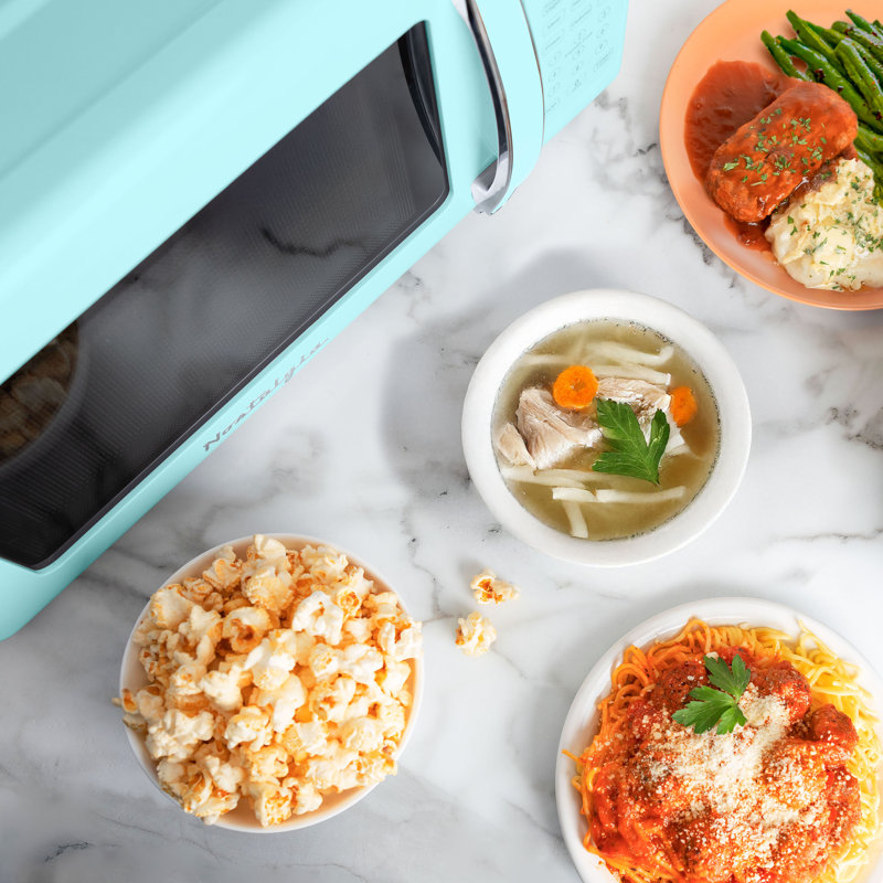 Retro 0.7 Cu Ft Microwave - Aqua, Teal