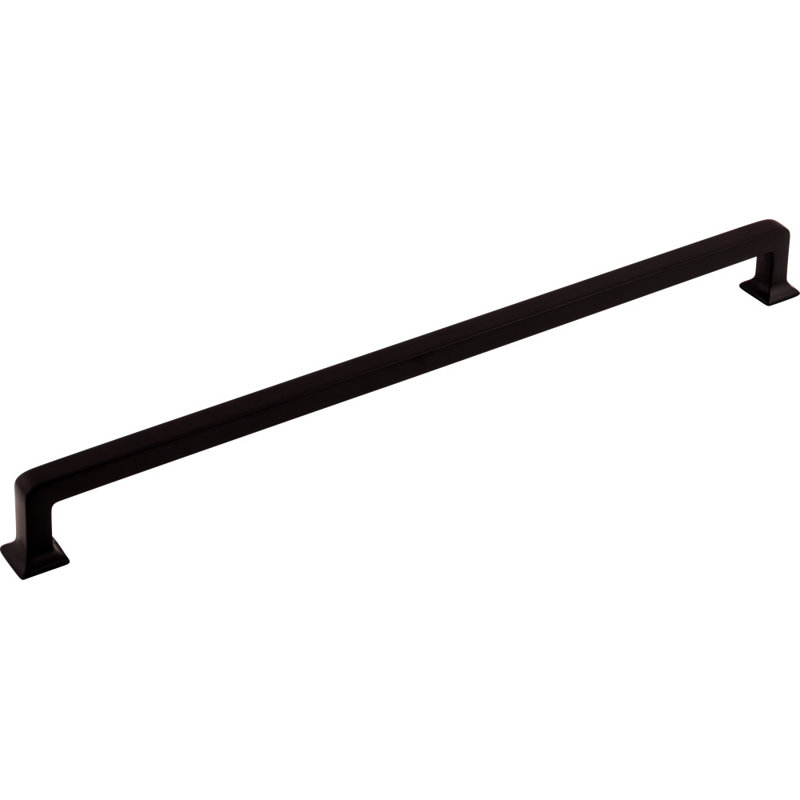 Ascendra Bar Pull, Flat Black, 12" Center to Center