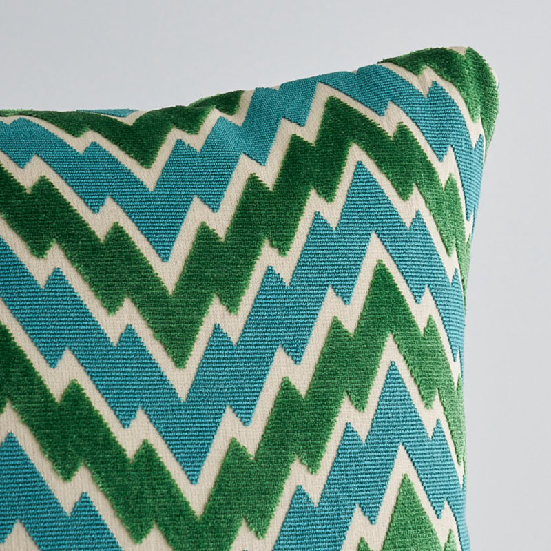 Florentine Chevron Pillow, 18" x 18"