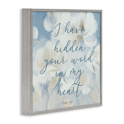 «Hidden Your Word In My Heart», estampe numérique, conception de Lanie Loreth