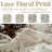 Linen Floral Kitchen Curtains Rod Pocket Tier Curtains-1812082282-1812082277