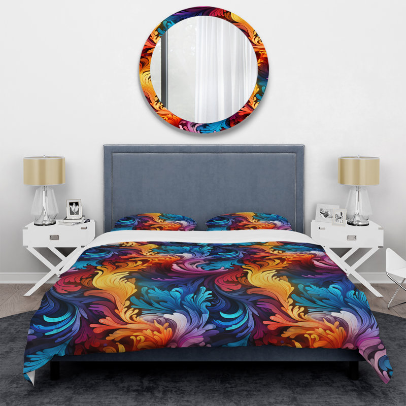 Ensemble de housse de couette Popart, Housse de couette simple + 1 taie décorative stan