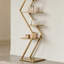 Gold Z Shape Display Shelf-1174458226