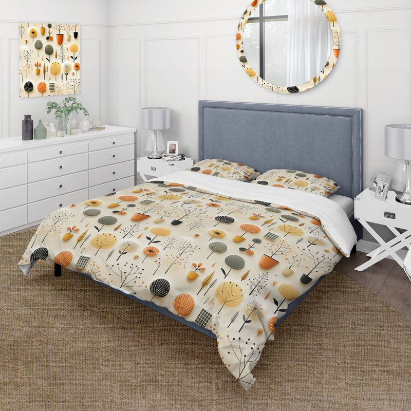 Ensemble de housse de couette en microfibre Mcm, Housse de couette simple + 1 taie décorative stan