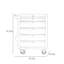 Chariot multi-outils gris avec roulettes 32,2 W