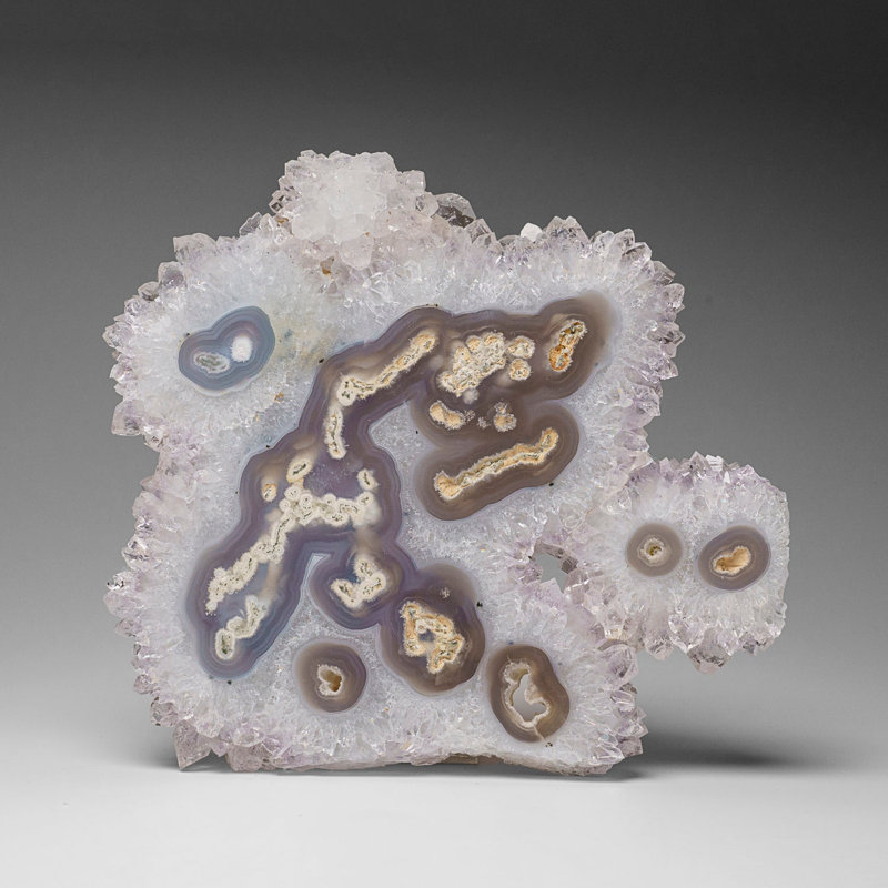 Quartz Stalactite Slice From Uruguay (250 Grams)