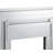 Wood and Mirror Electric Fireplace with Embedded Faux Crystals, Clear