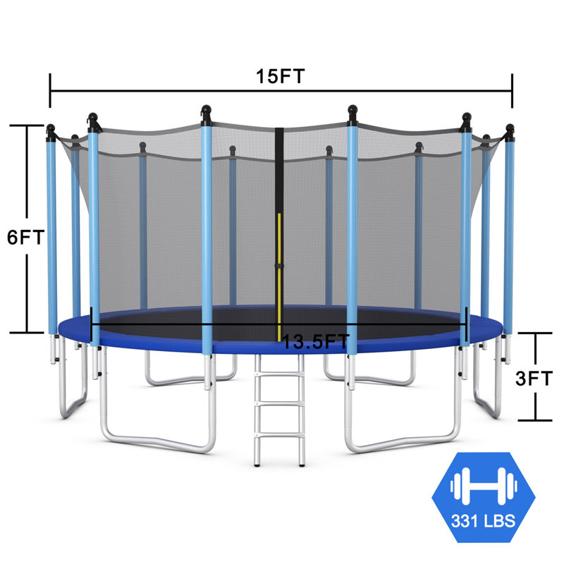 Trampoline récréatif Gymax