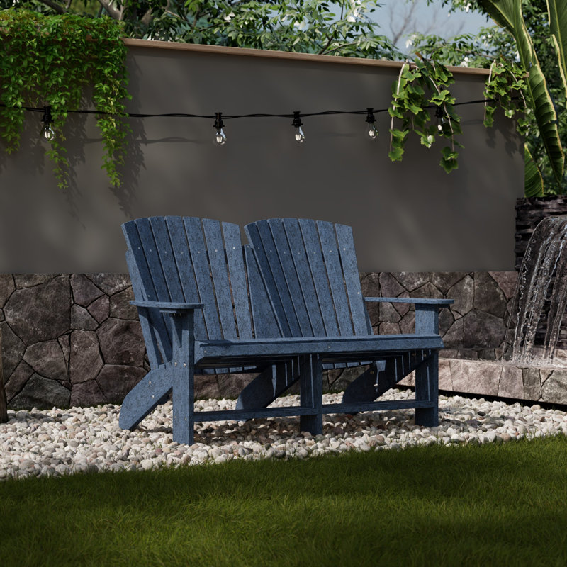 Chaise Adirondack double Heritage, Bleu patriote