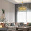 Lustre rond en cristal véritable 31,5 "K9-1385962261
