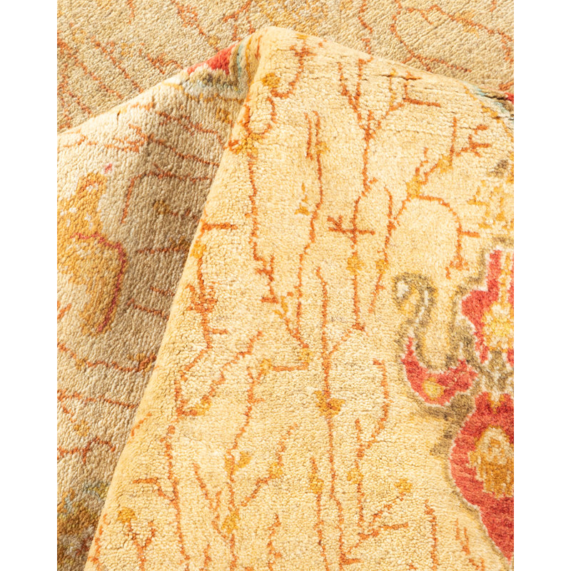 Classic One-of-a-Kind 4'2" x 6'3" Hand Knotted Area Rug