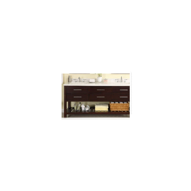 Priva 72" Double Bathroom Vanity Base Only