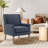 Ayran Upholstered Wingback Armchair with Solid Wood Legs (Set of 2)-1412174358