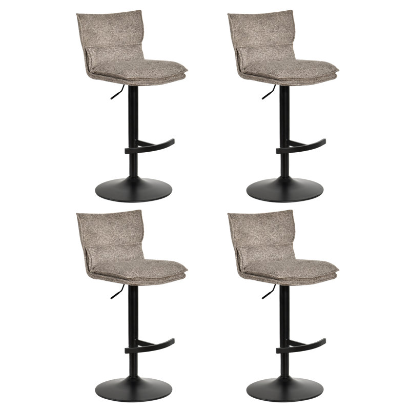 Tabouret de bar Modern, 4, Gris
