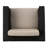 Outdoor 4Pc Furniture - Dark Brown With Foam Cushions And Waterproof Linings Garden Fabric Cushion-2010864503-2010864504