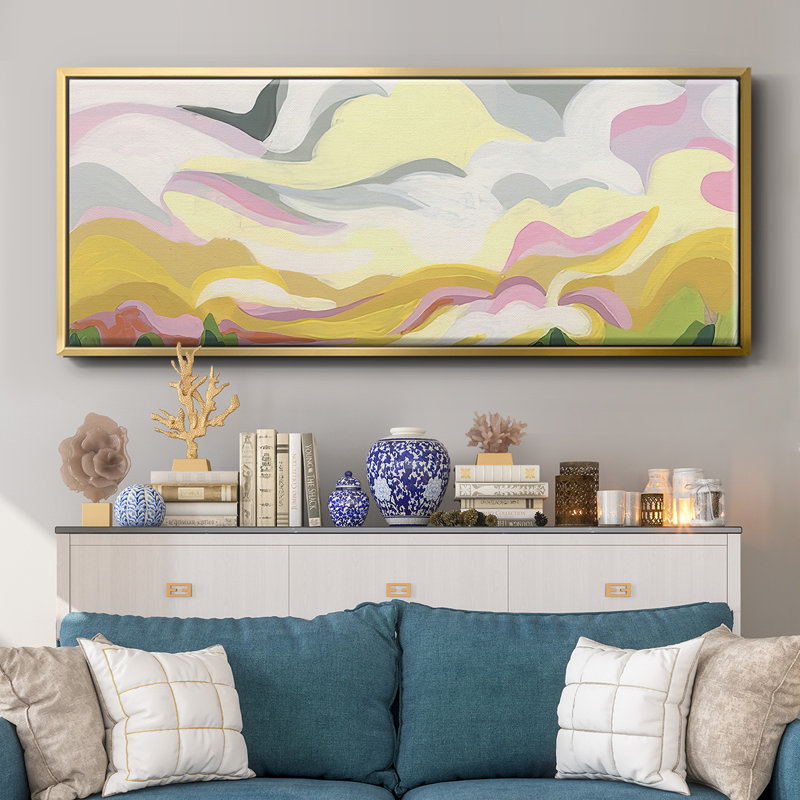 «Vallery Swirl II», toile encadrée, H 12 po x l 30 po