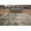 Tapis oriental délavé à motif abstrait 8 x 10