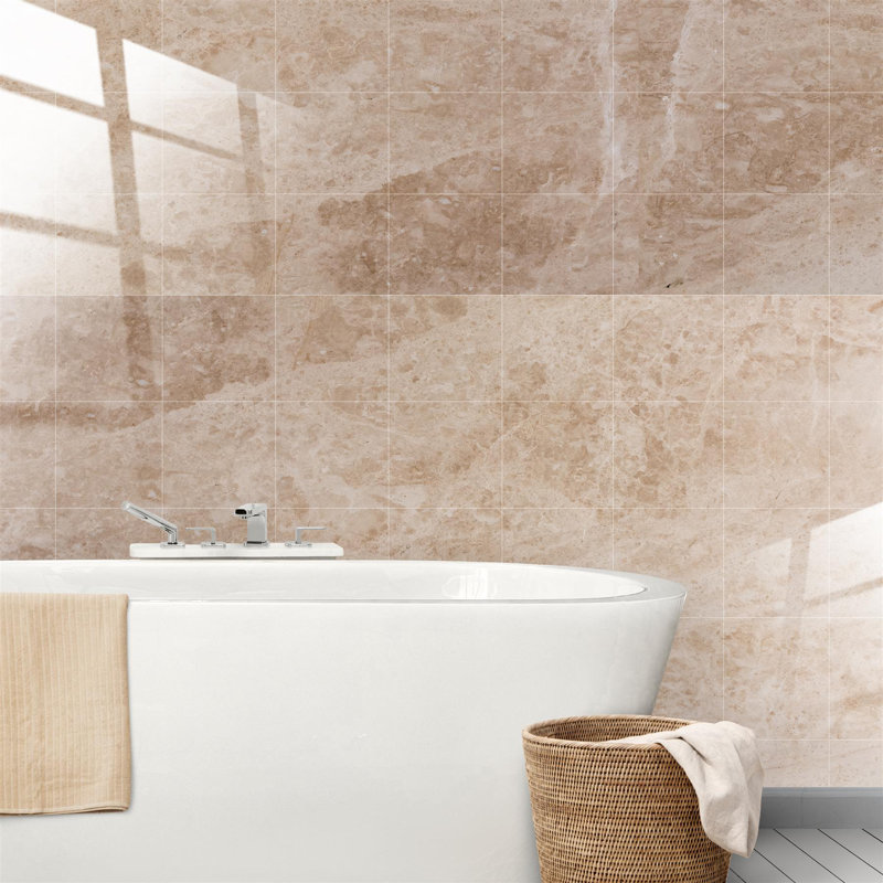 Caiti 38.71cm W x 38.71cm L PVC Peel and Stick Mosaic Tile