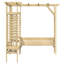 Naeem Solid Wood Pine Outdoor Bench