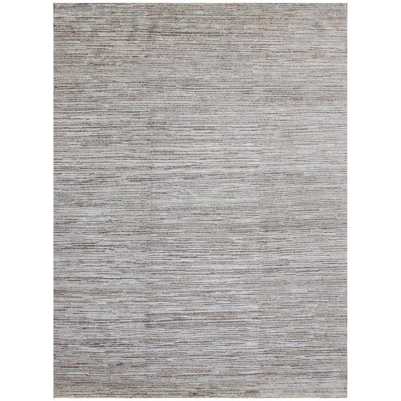 Hand Knotted Silk Indoor Rug, Rectangle 9' x 12'