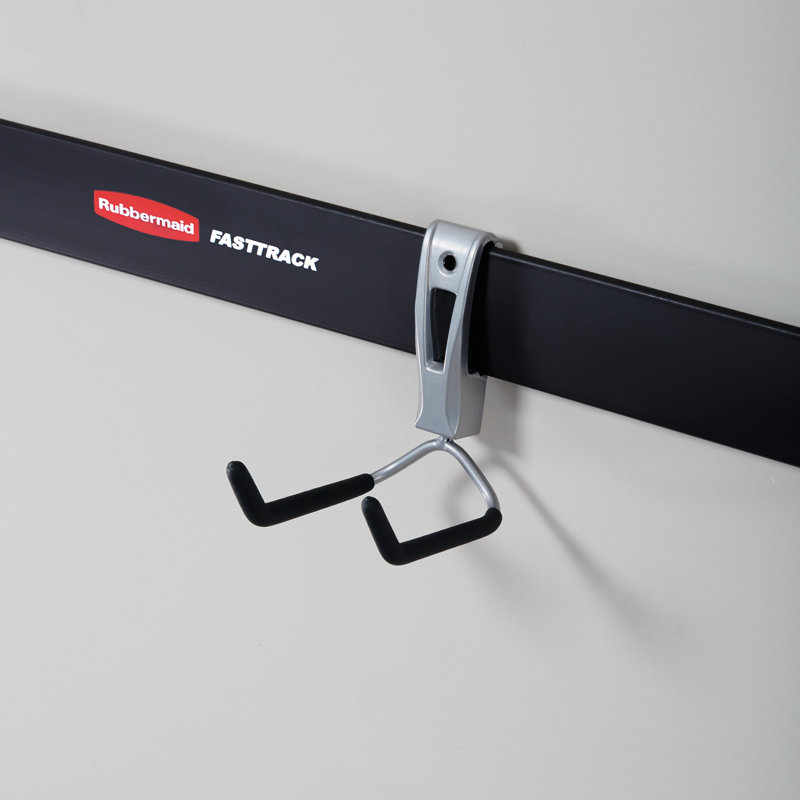 Aluminum Wall Mounted Utility Hook Set for Garage Storage