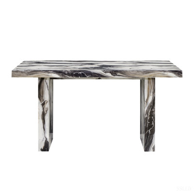 Cavira Modern Faux Marble Counter Height Dining Table