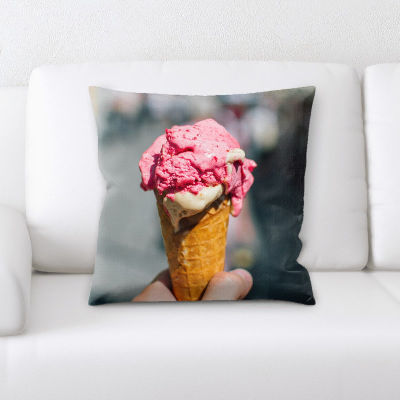 Coussin décoratif crème ice
