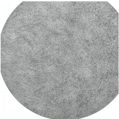 Weathered gray pedestal side table