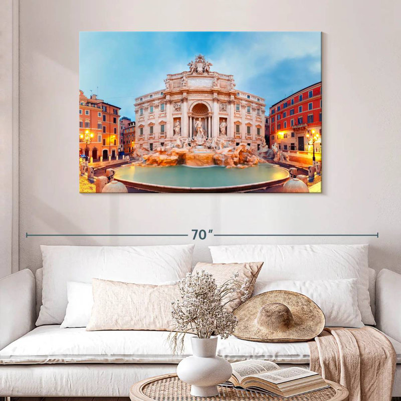 Ravi Fontana Di Trevi, 32" H x 48" W