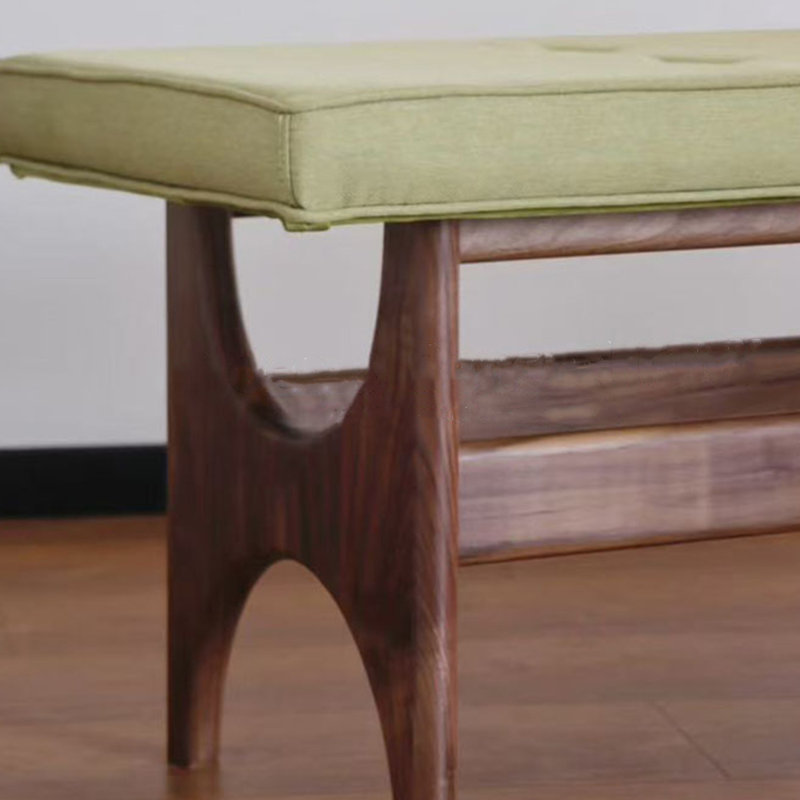 Banc de repos en bois massif, H 24,41 po x l 70,87 po x P 17,72 po