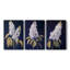 Floral Study Series LX III - Ensemble de toiles tendues avec châssis Premium - Prêt à être accroché-159332274