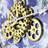 Wall Clock 24" for Living Room Decor with Real moving Gears-88489467