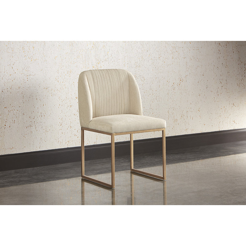 Nevin Upholstered Dining Chair, Muslin