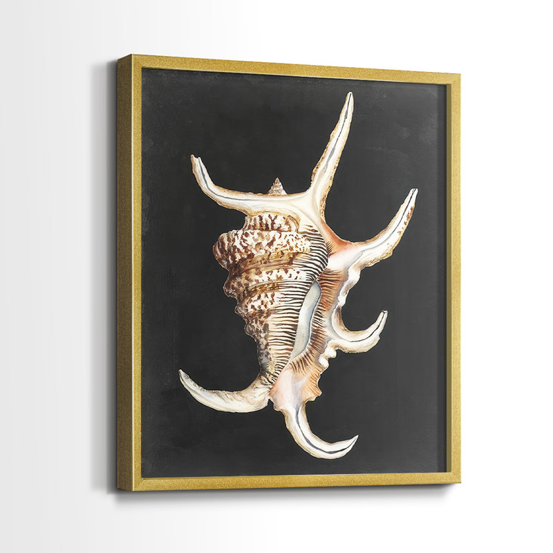 Araignée graphique - reproduction encadrée de qualité supérieure - prête à être accrochée - aucun clou requis - aucun clou requis