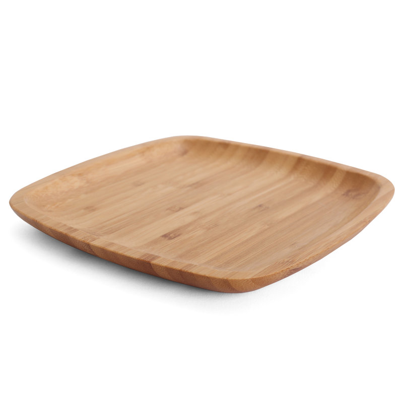 Reusable Bamboo Square Dinner Plate