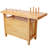 Professional Rubberwood Solid Wood Workbench-3 Drawers