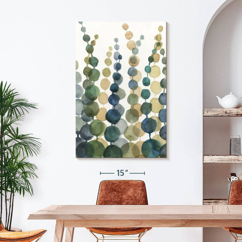 " Pompom Botanical I Canvas Print ", 45" H x 30" W x 1.25" D