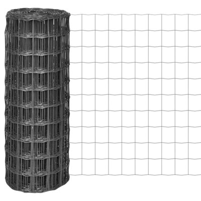 Lunado Grey Metal Wire/Mesh Fence