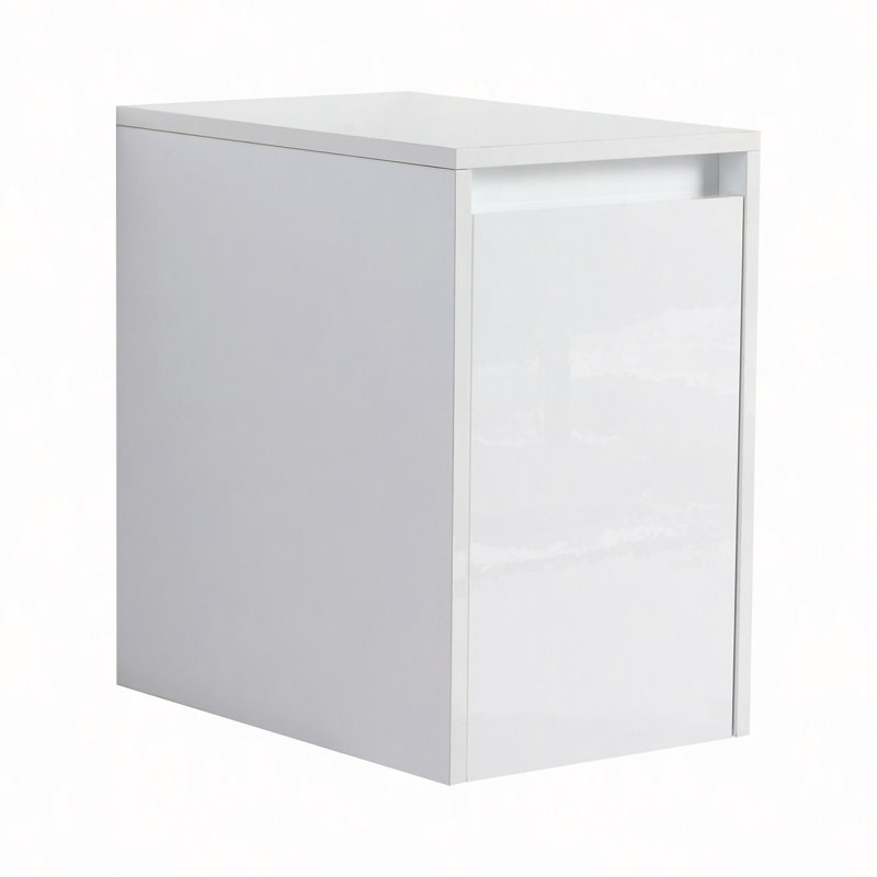 12" Bathroom Side Cabinet, Soft Close Doors, Float Mounting Design(KD-Packing)