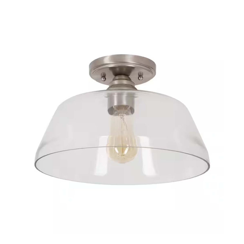 Oldroyd Glass Semi Flush Mount